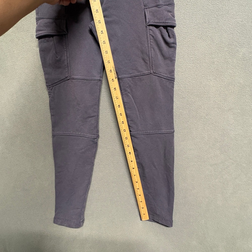 Tea Collection Cargo Leggings Sz 14 Gray Utility Knit Kids Pants Good Condition - Picture 11 of 14
